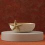 Stone Bowl With Brass Starfish Accent, thumbnail 1 of 2