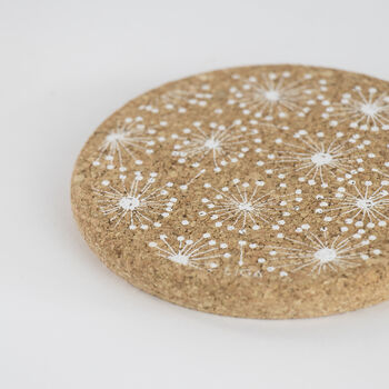 Cork Placemats And Coasters | Dandelion, 4 of 8