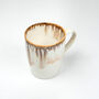 White U Shaped Handmade Porcelain Mug, thumbnail 5 of 11