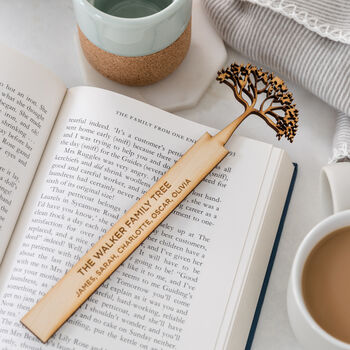 Personalised Christmas Family Tree Bookmark, 8 of 12