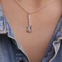Personalised Sterling Silver Electric Guitar Necklace, thumbnail 4 of 10