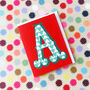 Mini A Alphabet Card, thumbnail 1 of 5