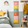 Personalised Name Height Chart, thumbnail 1 of 6