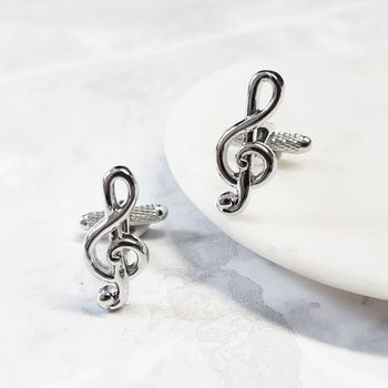 Music Cufflink Treble Clef Musical Note, 2 of 5