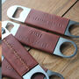 Personalised Leather Bottle Opener, thumbnail 1 of 9