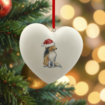 Sheltie Ceramic Bauble, 4 of 4