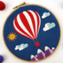 Hot Air Balloon Embroidery Kit, thumbnail 2 of 7