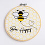 Bee Happy Easy Embroidery Kit, thumbnail 3 of 4