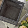 Monviso Black Embossed Planter, thumbnail 7 of 7