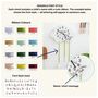 Children's Cloud And Raindrops Rainbow Wall Clock, thumbnail 4 of 4