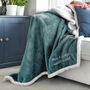 Personalised Grey And White Super Soft Blanket, thumbnail 12 of 12