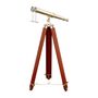 Personalised Double Barrel Telescope With Wooden Tripod, thumbnail 5 of 8