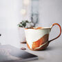 Handmade Ceramic Mug Terracotta Colour, thumbnail 4 of 5