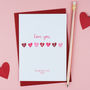 Love You Fiancé Valentine's Card, thumbnail 4 of 6
