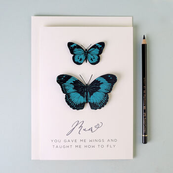 Personalised Papercut Butterfly Birthday Card, 3 of 8