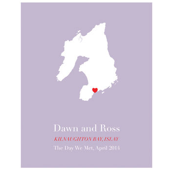 Scottish Isles Personalised Print, 3 of 6