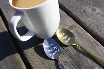 Christmas Condiment Tea Spoons With Personalisation, 3 of 7