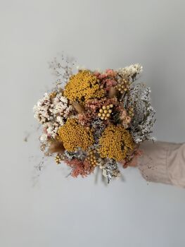 Golden Meadow Dried Flower Bouquet, 2 of 4