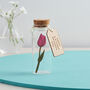 Miniature Flower Keepsake Bottle Teachers Gift, thumbnail 5 of 12