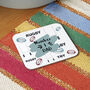 Choose Your Message Rugby Coaster, thumbnail 2 of 5