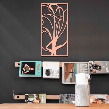 Modern Wooden Wall Abstract Sculpture Gift For Living Room Or Hallway, 5 of 9