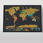 Scratch Map® Deluxe Travel Size Poster, thumbnail 1 of 6