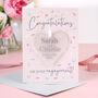 Confetti Engagement Congratulations Keepsake Card, thumbnail 1 of 2