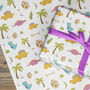 Dinosaurs Wrapping Paper Roll Or Folded, thumbnail 3 of 3