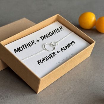 Mother And Daughter Sterling Silver Bracelet, 5 of 6