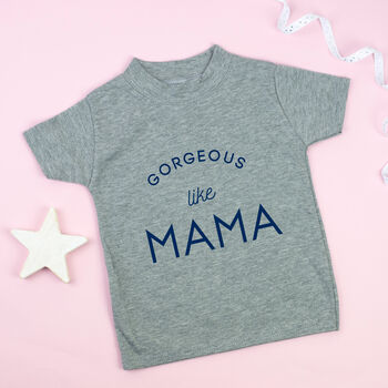 'Like Mama' Personalised Child's T Shirt, 2 of 3