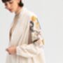 Ecru Embroidered Linen Kimono Jacket, thumbnail 5 of 6