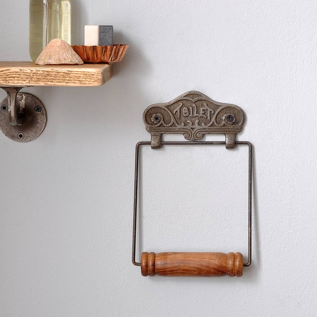 Antique Style Toilet Roll Holder, 1 of 2