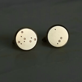Solid Bronze Constellation Cufflinks, 3 of 12