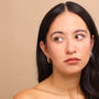 Anti Tarnish Chunky Crystal Hoop Earrings In Gold Colour, thumbnail 3 of 6