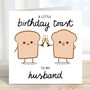Husband Birthday Card A Little Toast, thumbnail 2 of 3
