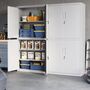 Steel Storage Cabinet Lockable File Cabinet, thumbnail 3 of 11