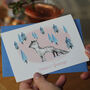 Set Of Vintage Style Arctic Fox Christmas Cards, thumbnail 1 of 4