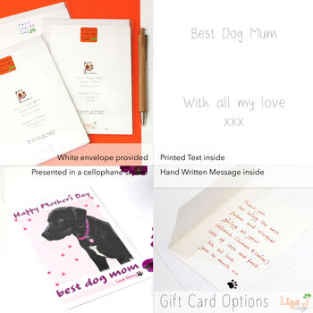 Personalised 'Rosie' Dog Mother's Day Card, 7 of 7