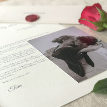 Personalised Will You Marry Me Proposal Letter Keepsake, 10 of 12