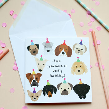 Multi Dog Birthday Cards By Heather Alstead Design | notonthehighstreet.com