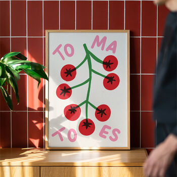 Tomatoes Illustrated Art Print, 5 of 9