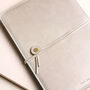 Personalised Initial Vegan Leather Refillable Notebook, thumbnail 5 of 10