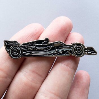 Mercedes W14 Formula One Car Enamel Pin, 2 of 4