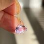 Amethyst Gemstone Cloud Necklace On Gold Vermeil, thumbnail 4 of 6
