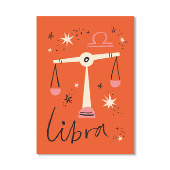 Star Sign, Horoscope, Zodiac Illustrated Print, 6 of 12