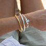 Sterling Silver Claddagh Bangle Bracelet, thumbnail 1 of 4