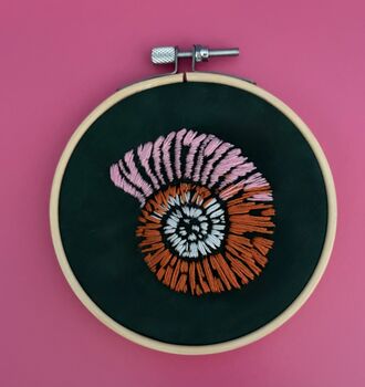 Mini Embroidery Kit Ammonite, 2 of 5