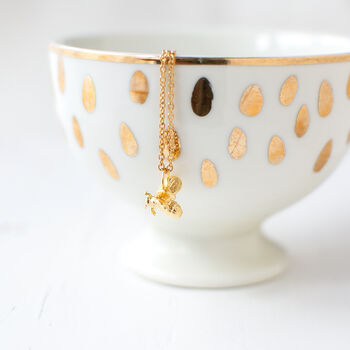 Bee Charm Necklace, 7 of 8