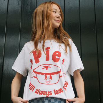 Pie Will Always Love You Women's Christmas T Shirt, 4 of 4
