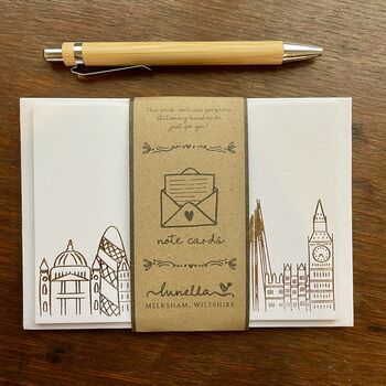 London Landmarks Pressed Luxury Note Cards, 9 of 9
